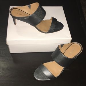 Calvin Klein Pewter Sandal